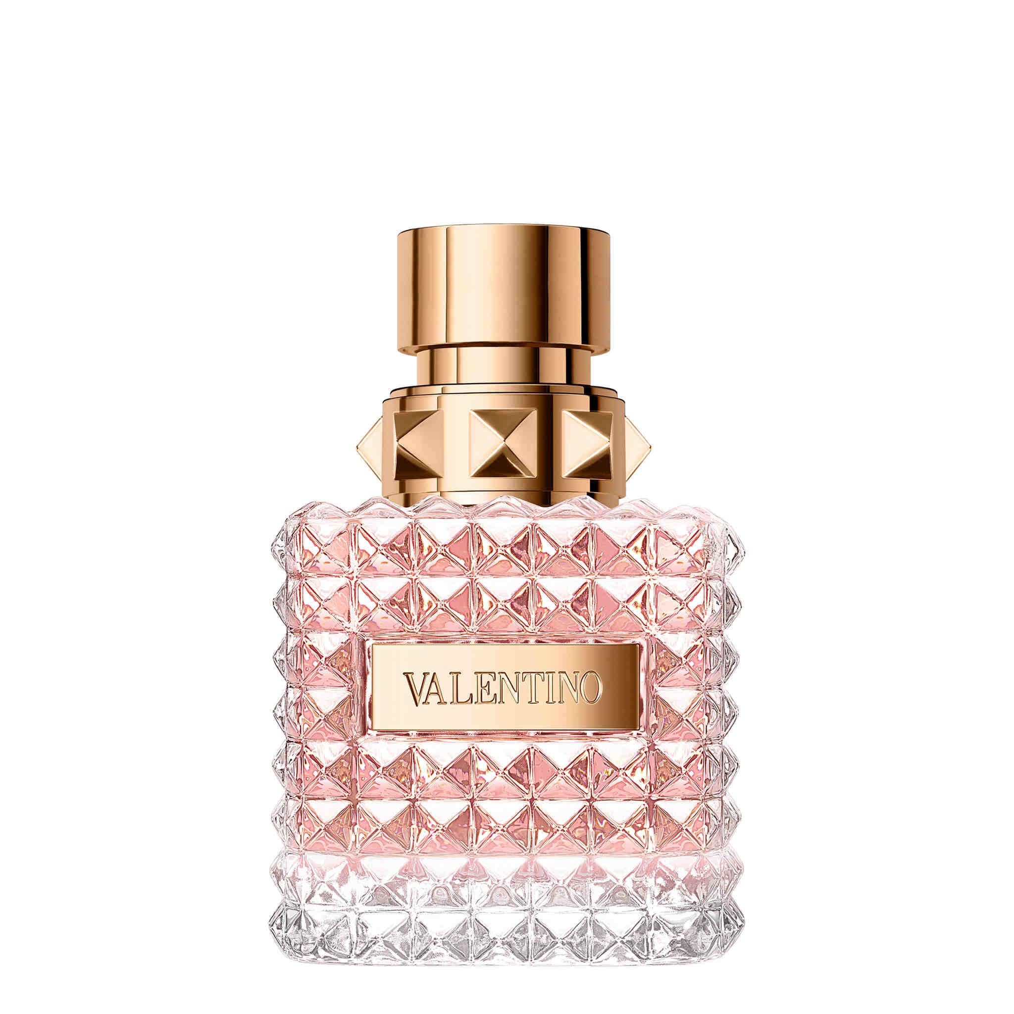 Valentino Donna bottle front with elegant packaging for daily confidence.