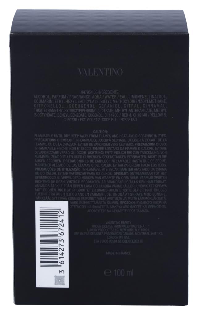 Valentino Uomo Born In Roma Coral Fantasy on-skin test for versatile wear