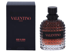 Valentino Uomo Born In Roma Coral Fantasy spray action demonstrating easy daily use