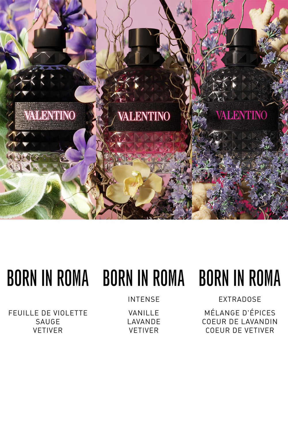 Valentino Uomo Born In Roma Intense edp spray application—sophisticated scent for confident evenings