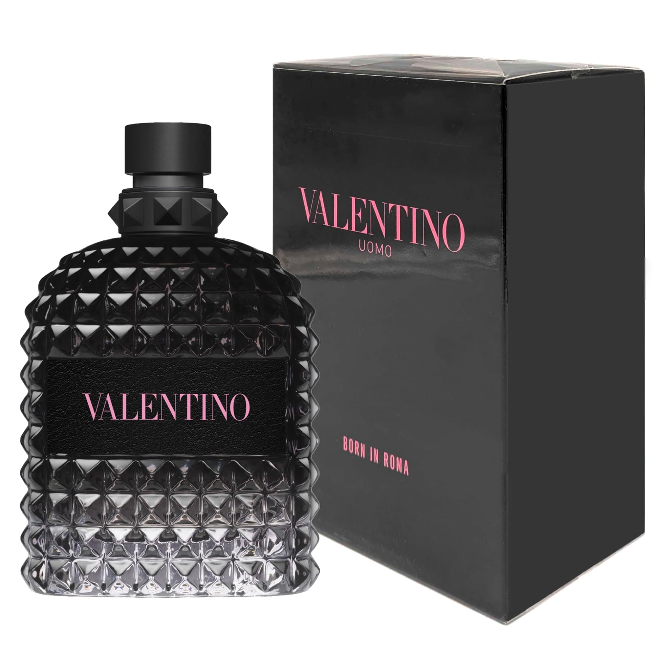 Valentino Uomo Born in Roma M bottle front view ideal for refined daily wear.