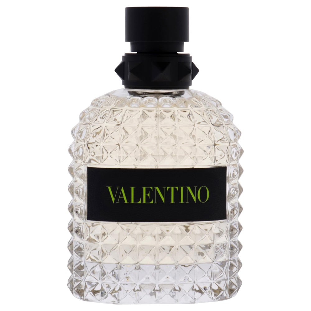 Valentino Uomo Born In Roma Yellow Dream bottle angle highlights crisp lemon note for daytime freshness