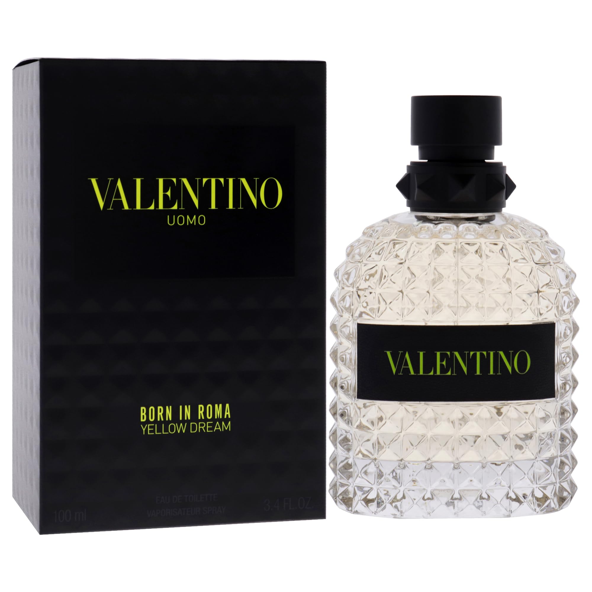 Valentino Uomo Born In Roma Yellow Dream spray action demonstrates long-lasting aroma throughout the day