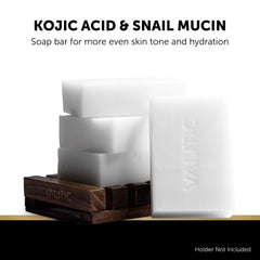 VALITIC collagen-retinol-hyaluronic blend on bar surface suggests elasticity and lasting moisture.