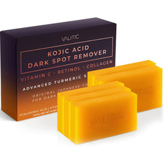 VALITIC Kojic Acid soap bar front view for daily-use skincare and even tone