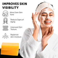 VALITIC Kojic Acid Dark Spot Soap with Retinol for smoother skin texture.