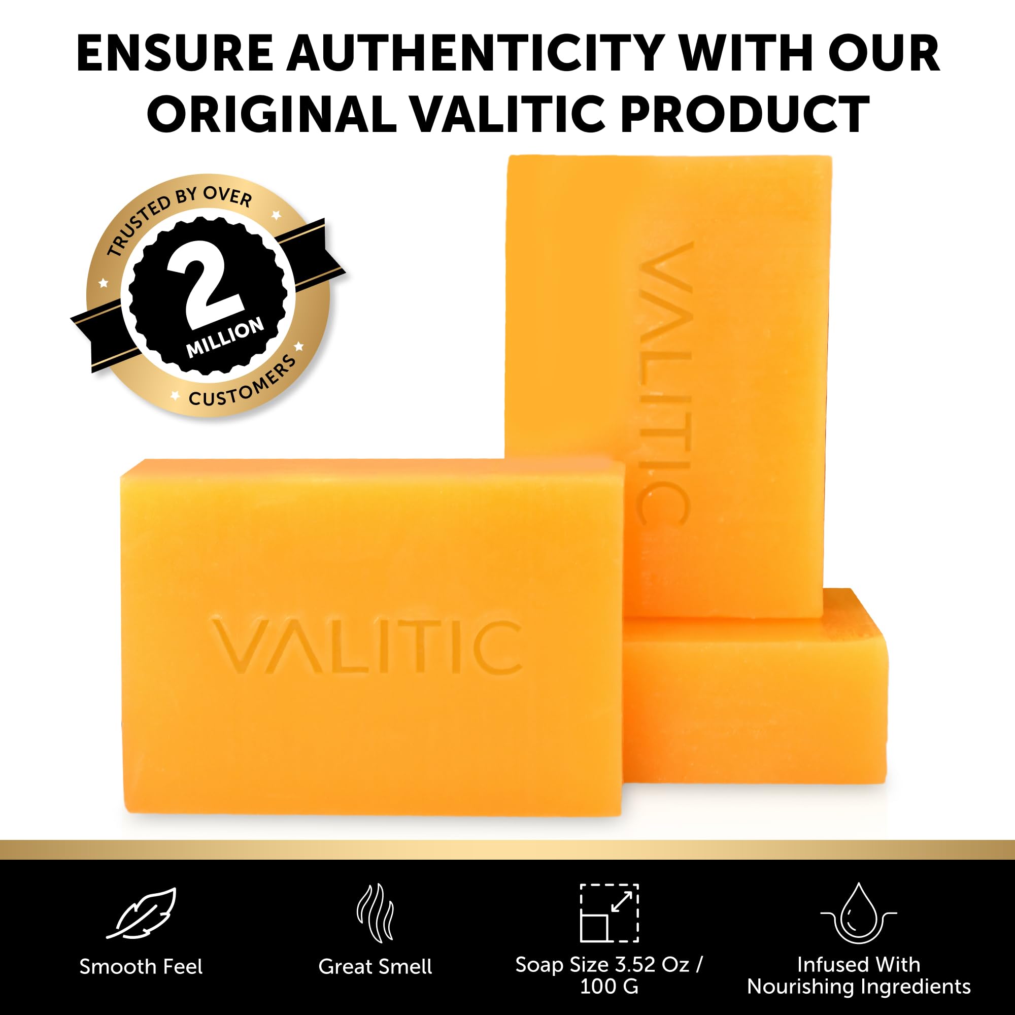 VALITIC Kojic Soap on elbow/knee area demonstrates deep cleansing capability