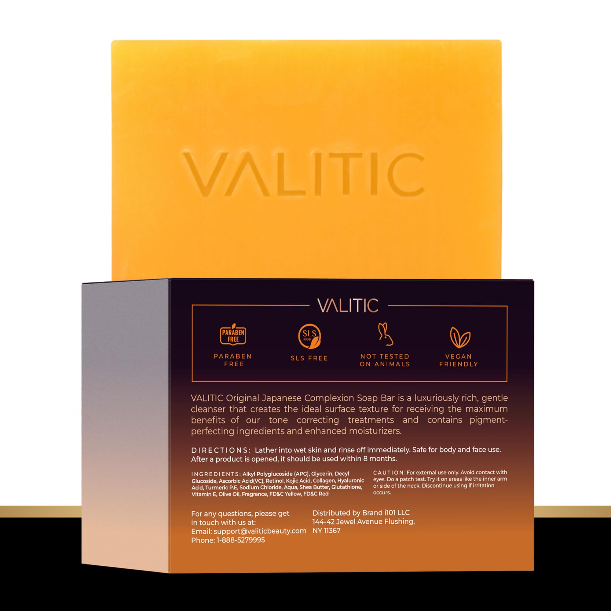 VALITIC Kojic Soap Original Japanese Complex branding on packaging