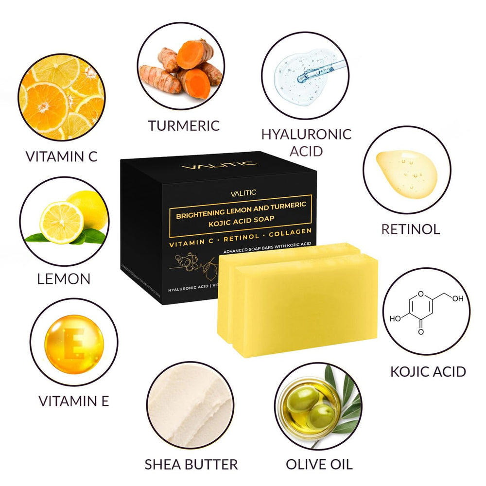 VALITIC original Japanese complex bar close-up with vitamin C and retinol.