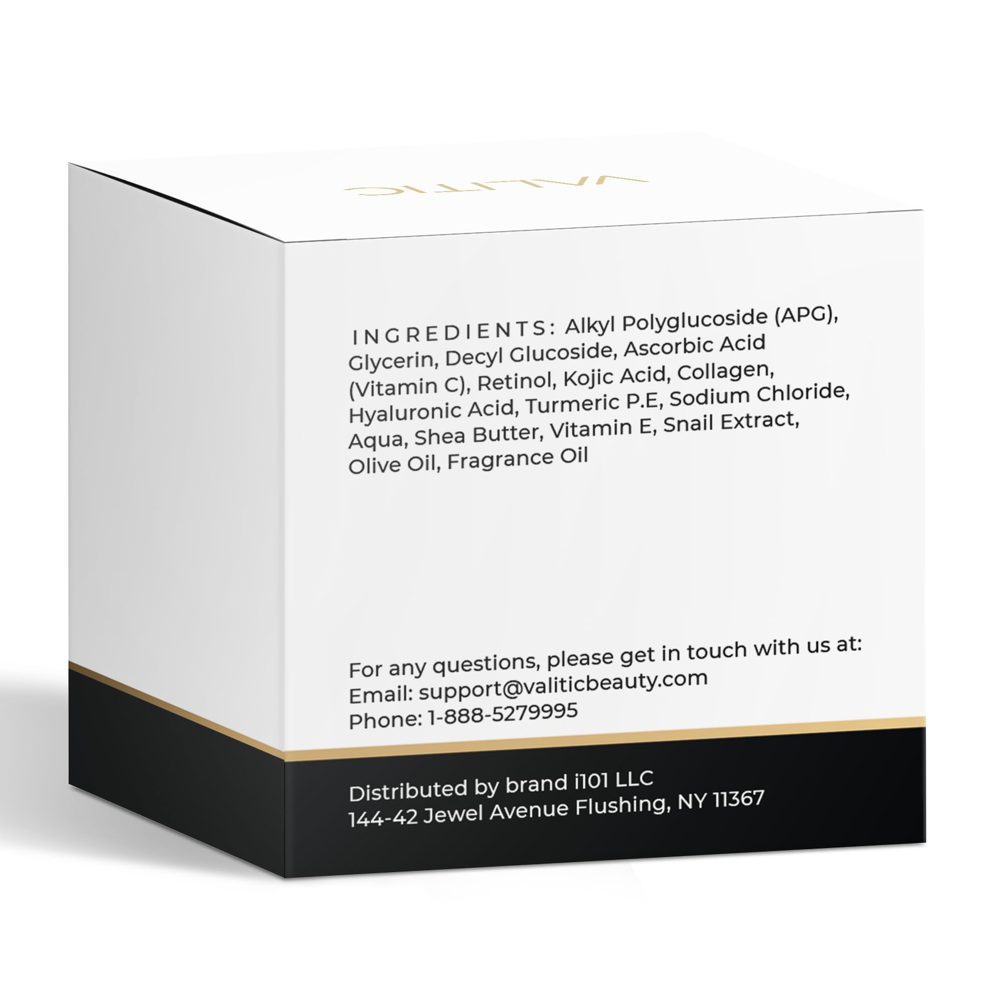 VALITIC post-cleanse skin appears smooth and comfortable after use.