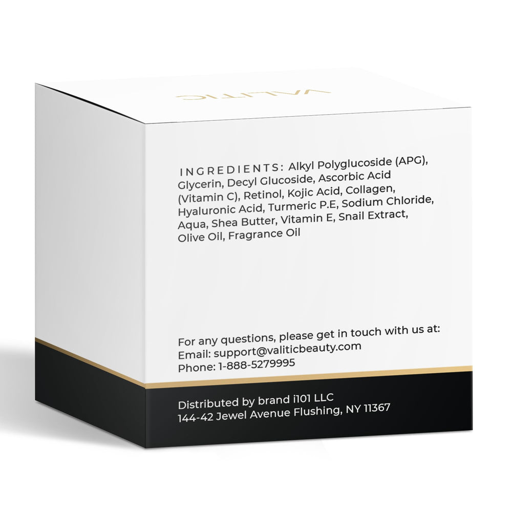 VALITIC post-cleanse skin appears smooth and comfortable after use.