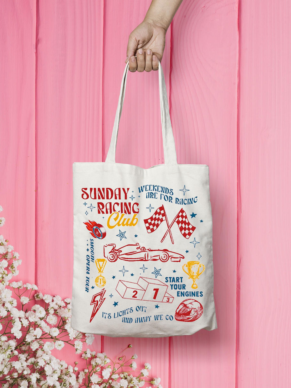 VAMSII F Tote Bag gift-ready packaging for fans