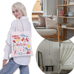 VAMSII F Tote Bag open design shows spacious storage