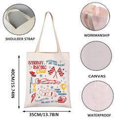 VAMSII F Tote Bag side strap, comfortable carrying for errands