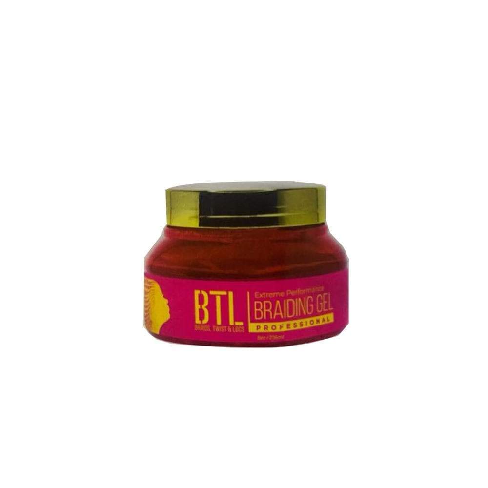 VANESSA BTL Extreme Performance Braiding Gel Level 5 bottle offers secure hold for long-lasting braids