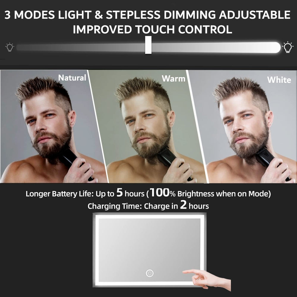 Vanexiss dimmable LED lights adjust for flawless lighting conditions.