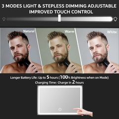 Vanexiss dimmable LED lights adjust for flawless lighting conditions.