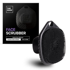 Vanibiss The Man Face Scrubber with ergonomic-handle delivers comfortable cleansing.
