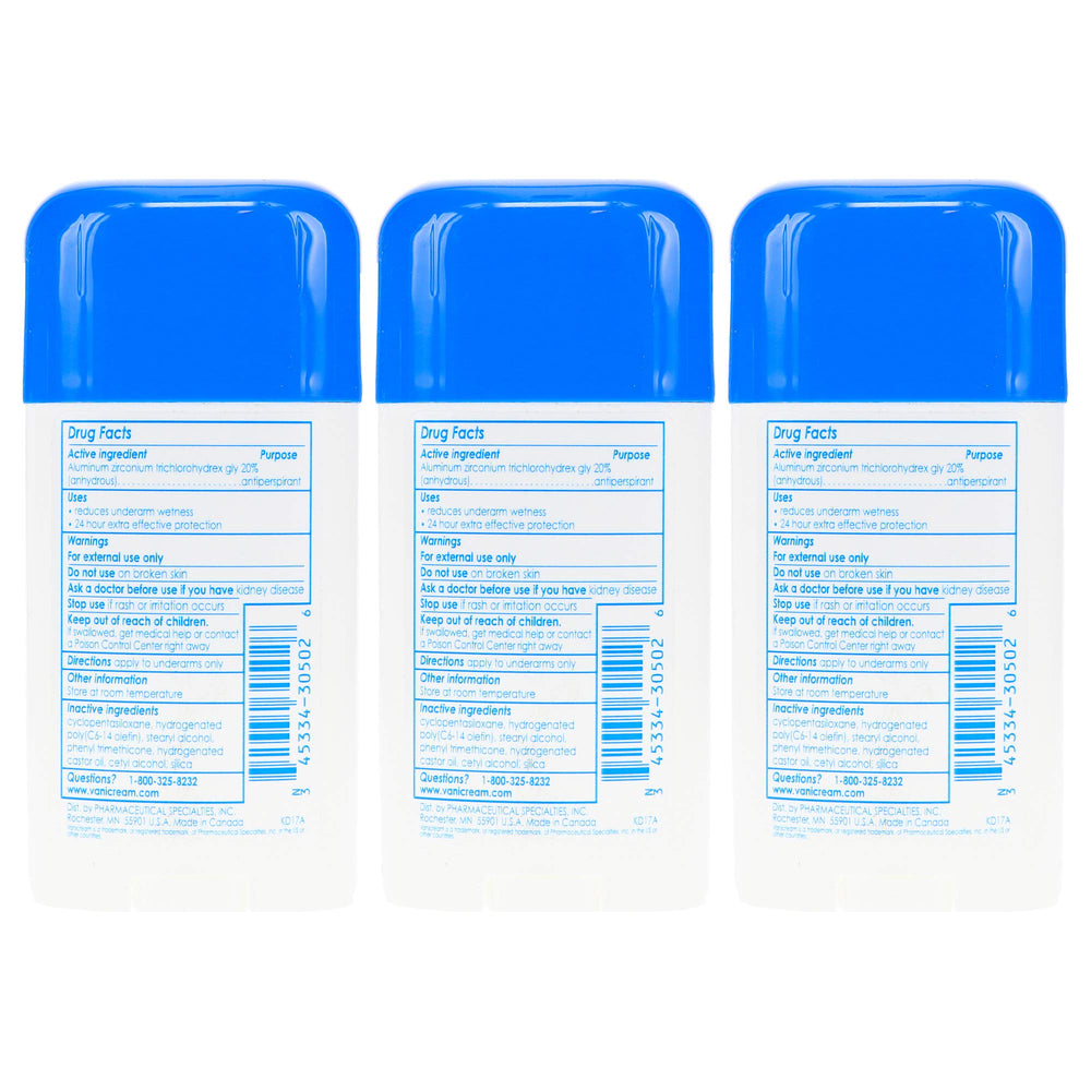 Vanicream Fragrance-free label highlights dye-free, paraben-free formula