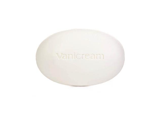 Vanicream cleansing bar daily-use bathroom scene, practical skincare routine