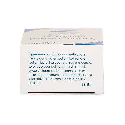 Vanicream Cleansing Bar dermatologist-tested seal visible on packaging.
