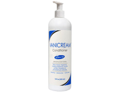 Vanicream Conditioner in a family routine scene, gentle conditioning for sensitive scalps