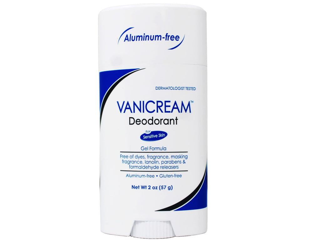 Vanicream fragrance-free formula shown, ideal for fragrance-sensitive users and gentle care.
