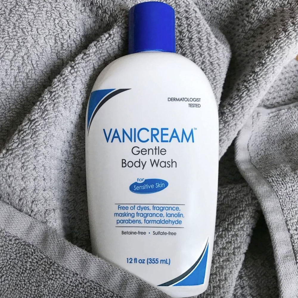 Vanicream Free and Clear Conditioner bottle providing detangler for sensitive skin
