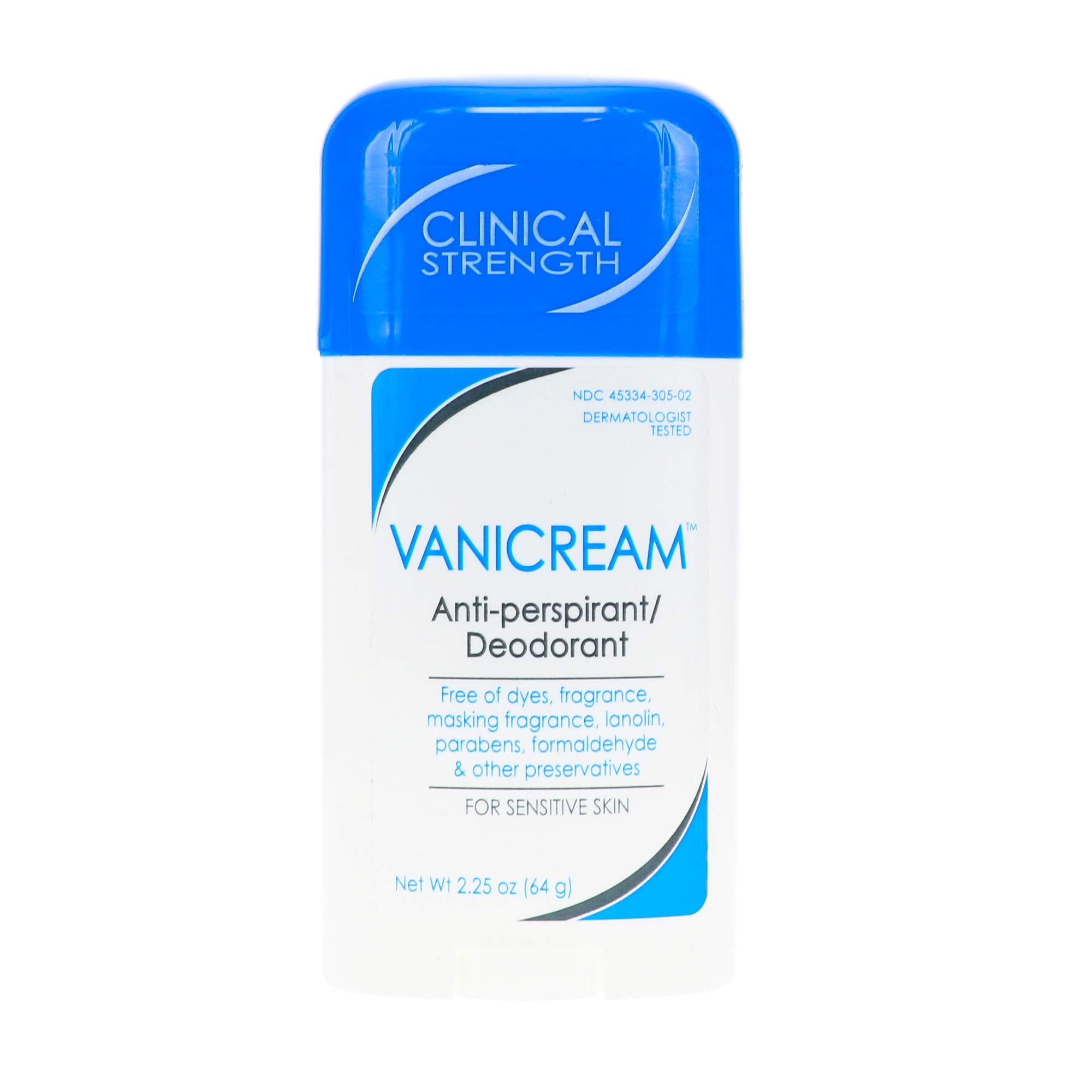 Vanicream free-from-dyes-parabens label communicates safety for sensitive skin