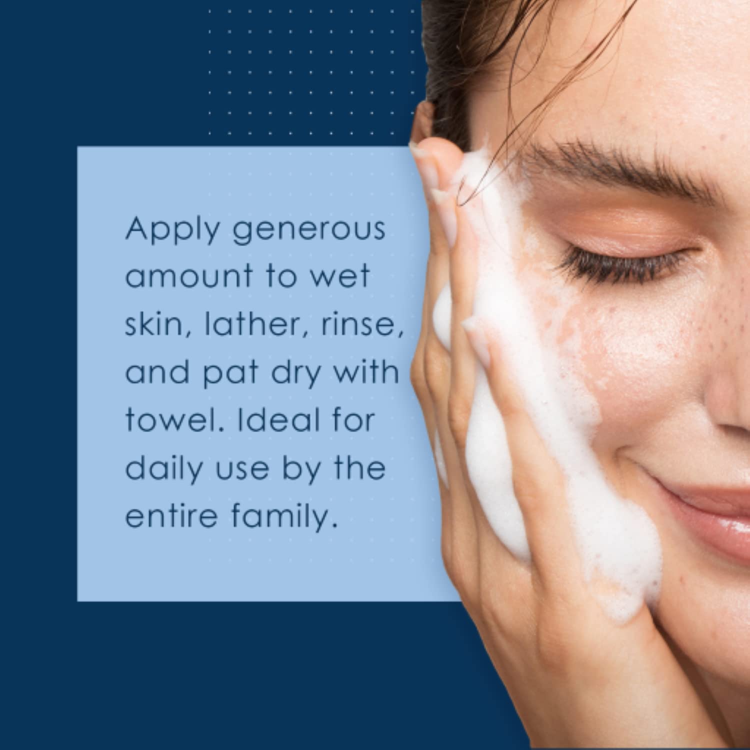 Vanicream refill packaging recycling-friendly option supports eco-conscious daily cleansing.