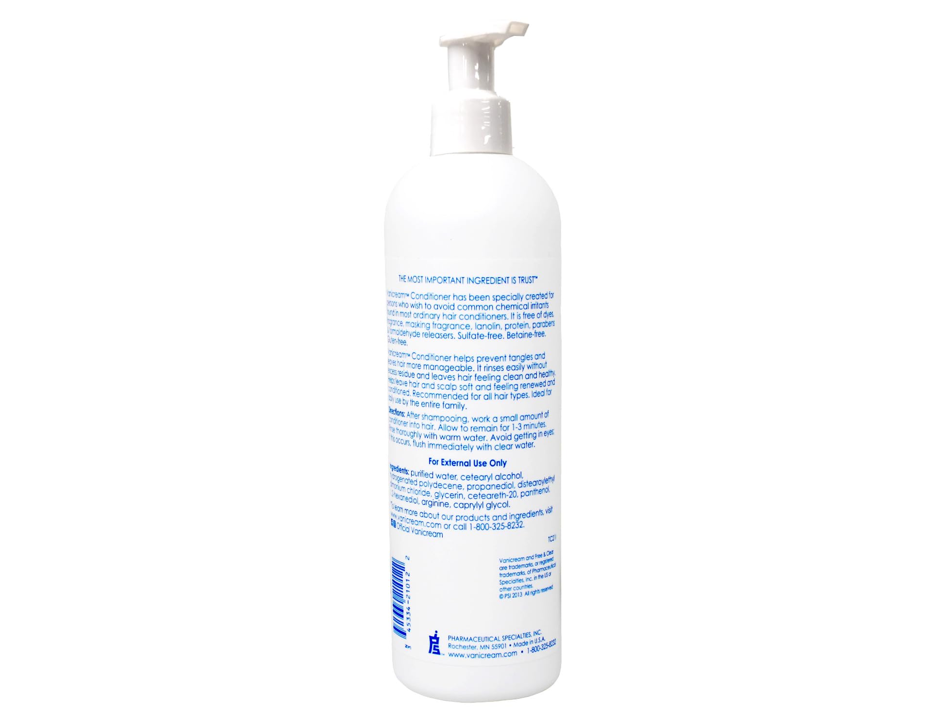 Vanicream dermatologist tested label reassures safety and trust