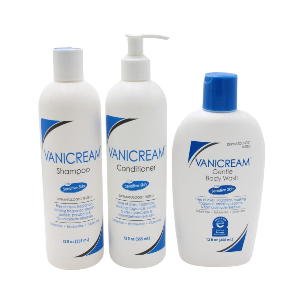 Vanicream shampoo bottle – fragrance-free formula for sensitive skin