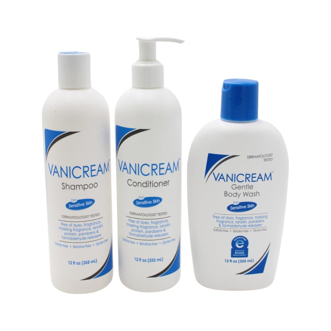 Vanicream shampoo bottle – fragrance-free formula for sensitive skin