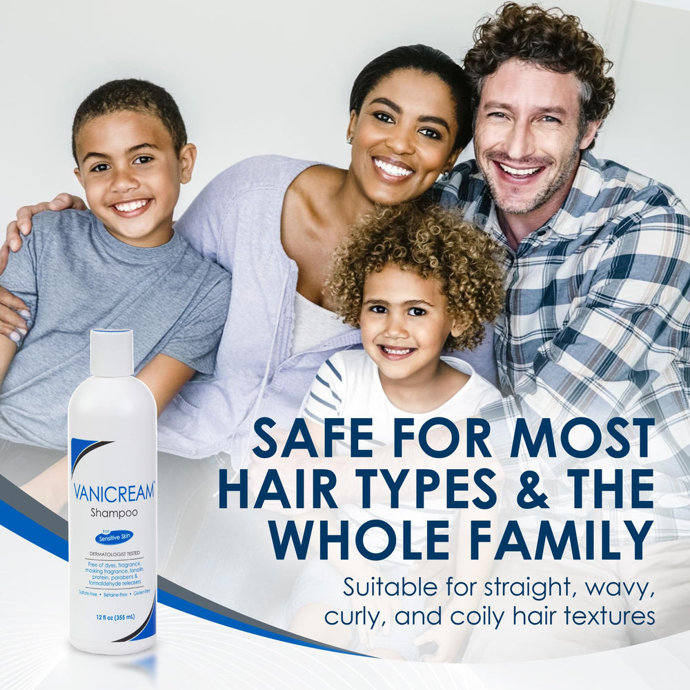 Family member using Vanicream in bathroom indicating gentle everyday suitability