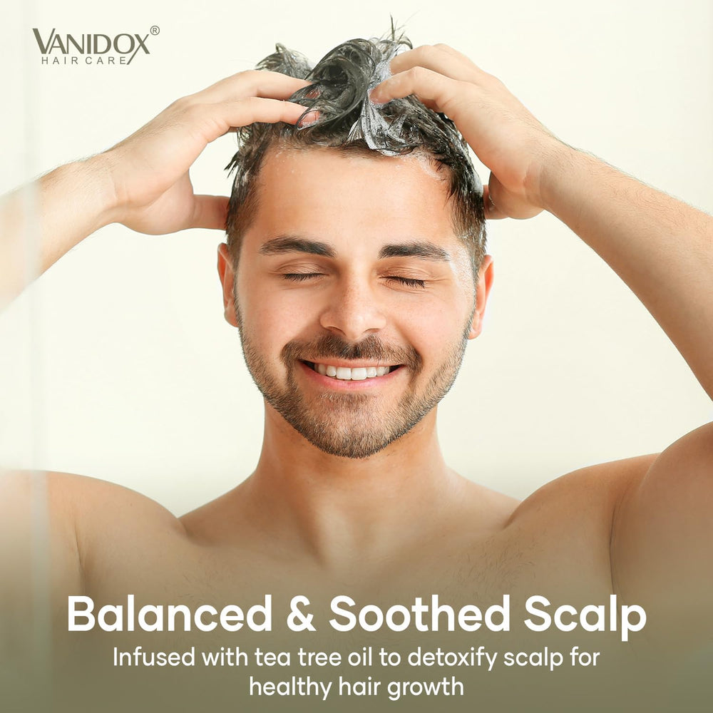 VANIDOX argan, coconut, avocado oils closeup emphasizing fortifying oils.