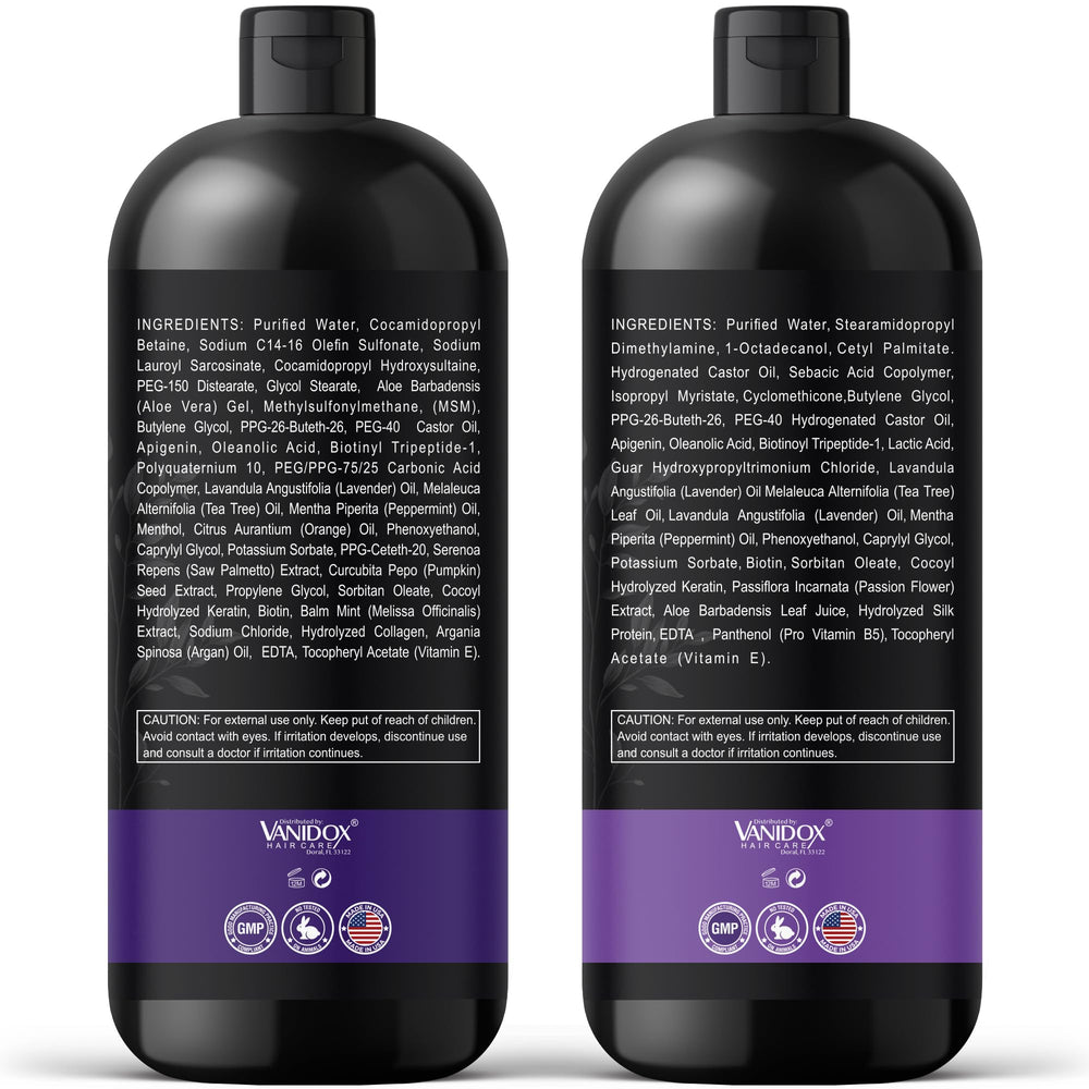 Vanidox product on bathroom shelf for daily hair care ritual.