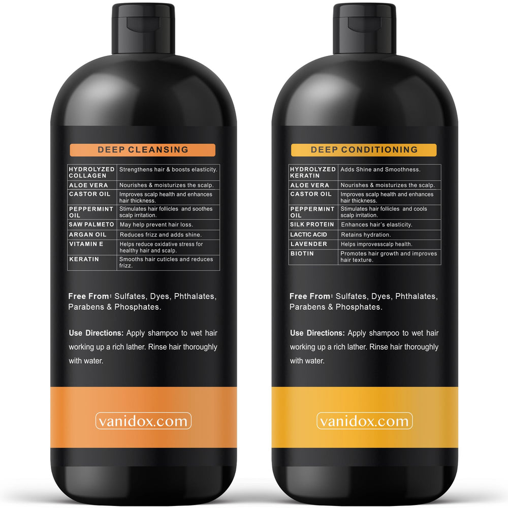 VANIDOX cruelty-free logo closeup signals animal-friendly hair care