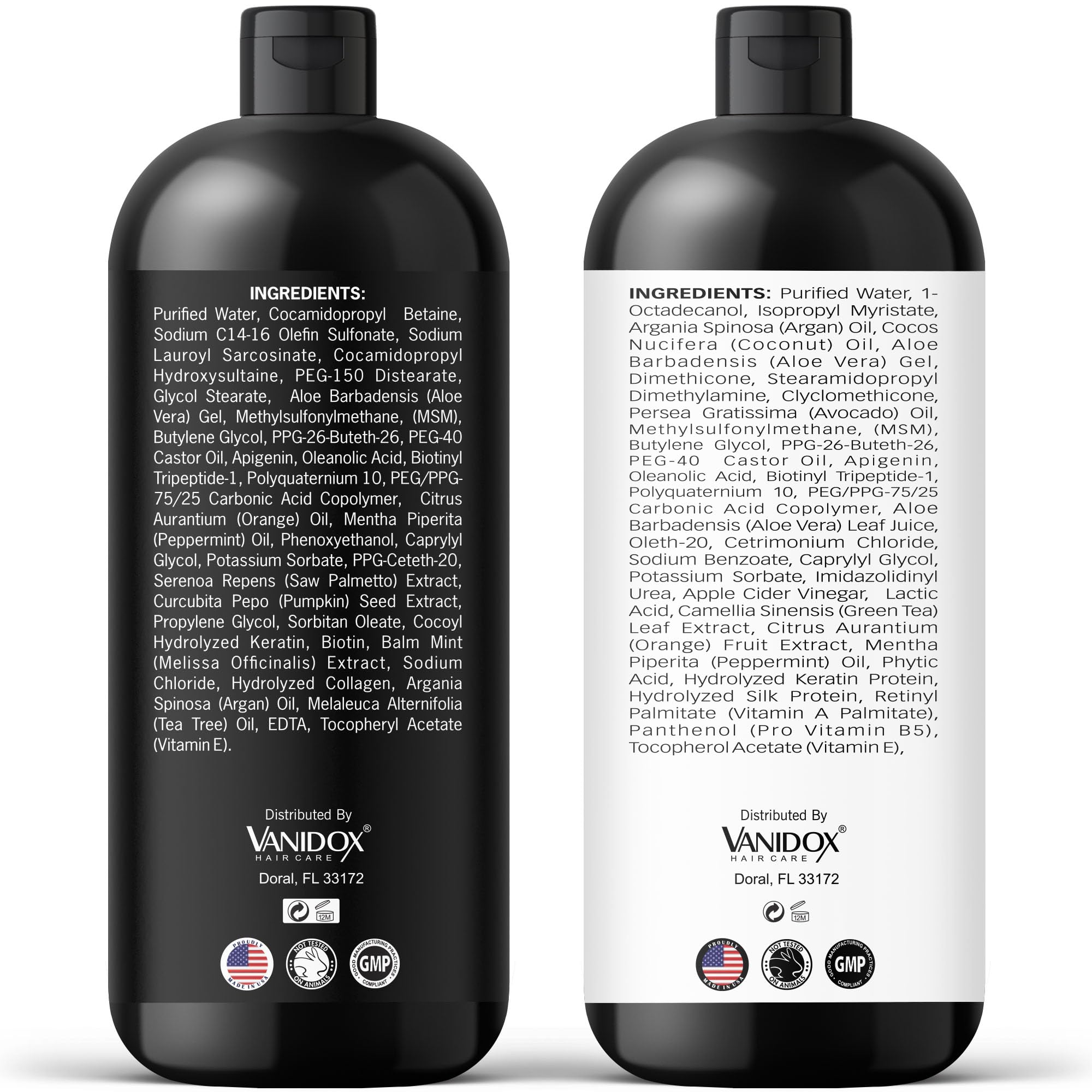 VANIDOX hair gloss and smooth finish after use.