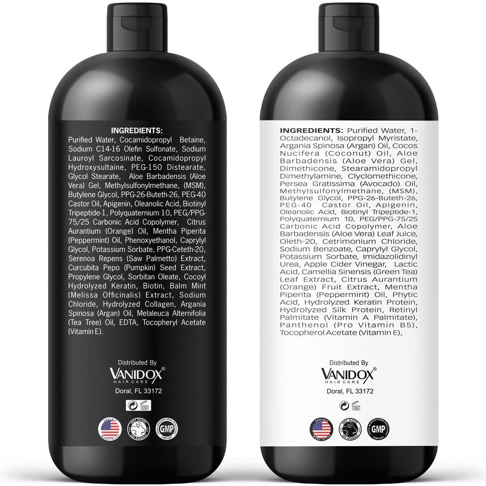 VANIDOX hair gloss and smooth finish after use.