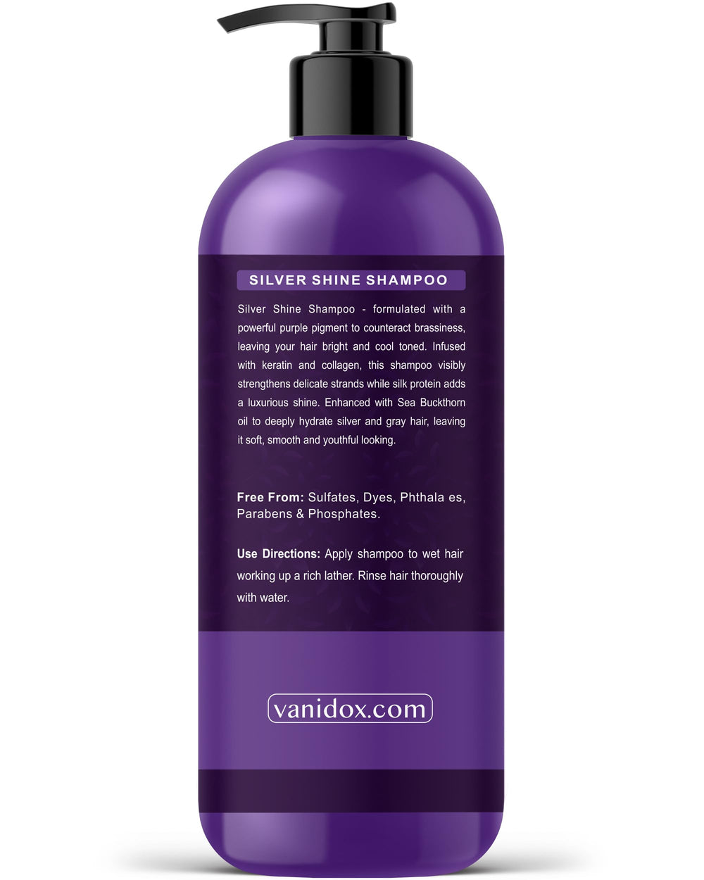 VANIDOX Hydrolyzed Keratin ingredient supports strength and repair.