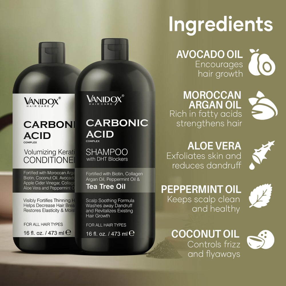 VANIDOX scalp nourishment scene highlighting healthier scalp routine.