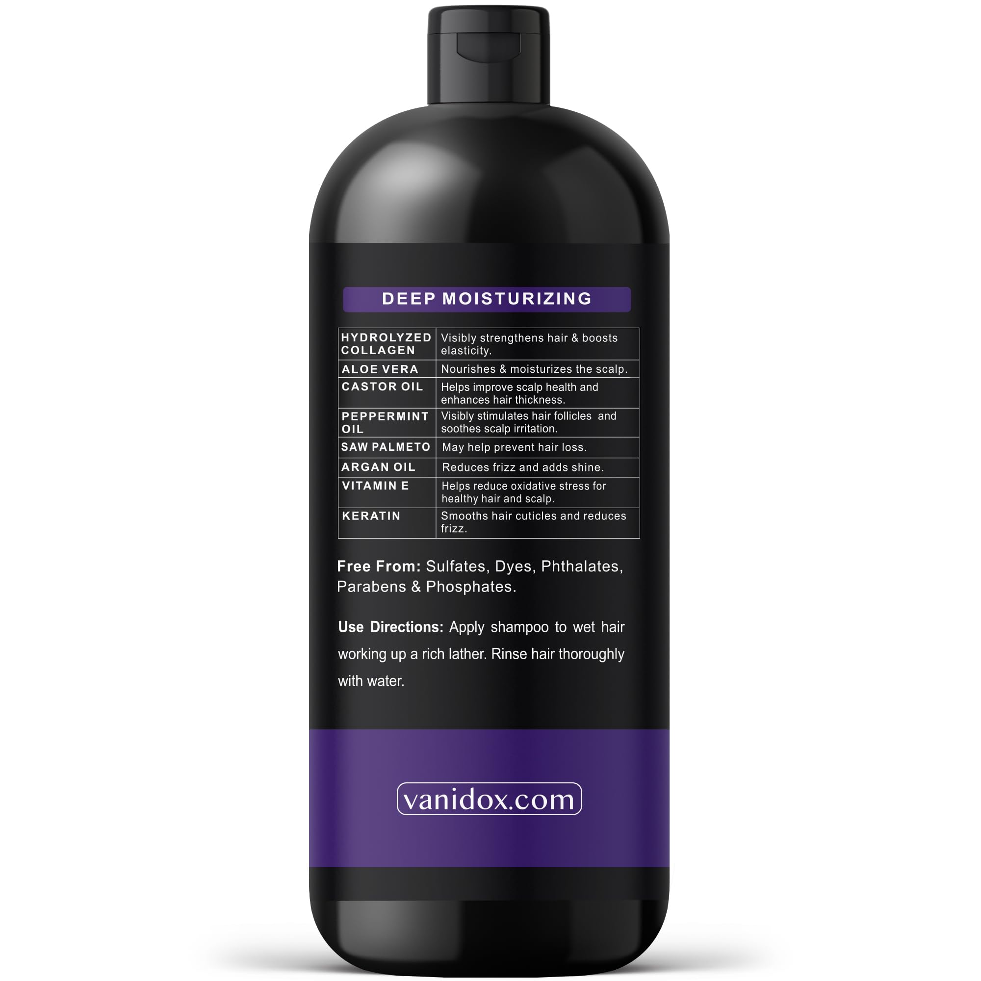 VANIDOX USA-made label closeup signals quality and safety