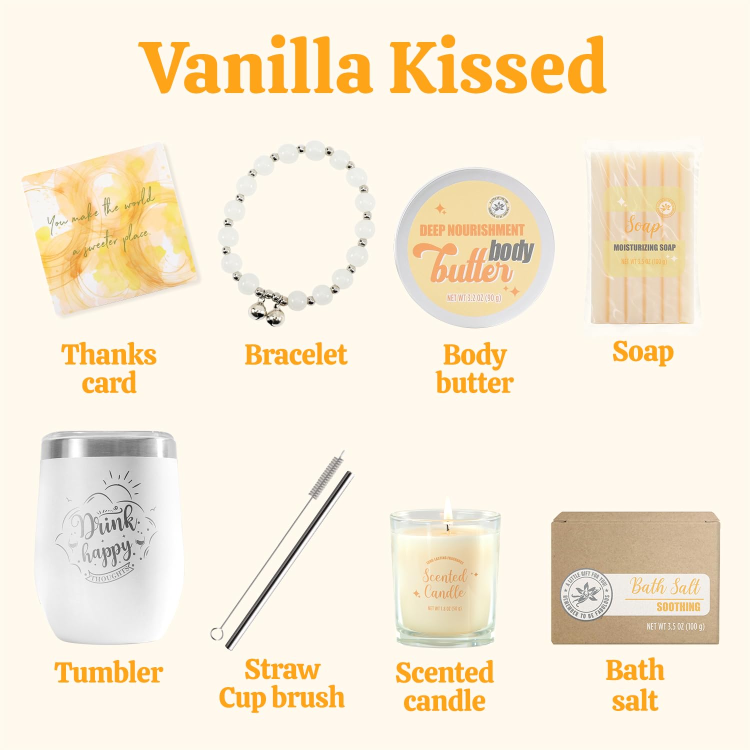 Vanilla Spa Gifts Set for Women displayed in elegant packaging for special occasions.