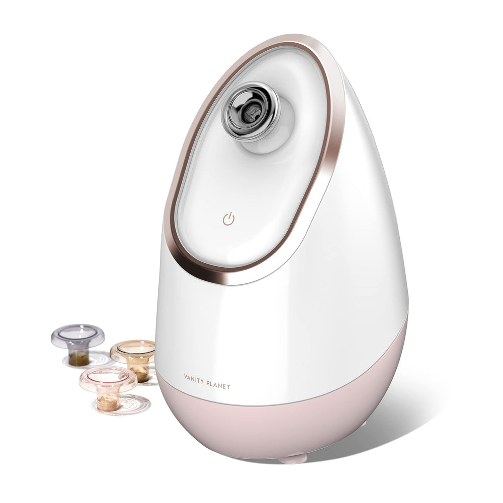 Vanity Planet Aira Ionic Facial Steamer rose gold for at-home spa sessions and deeper cleansing