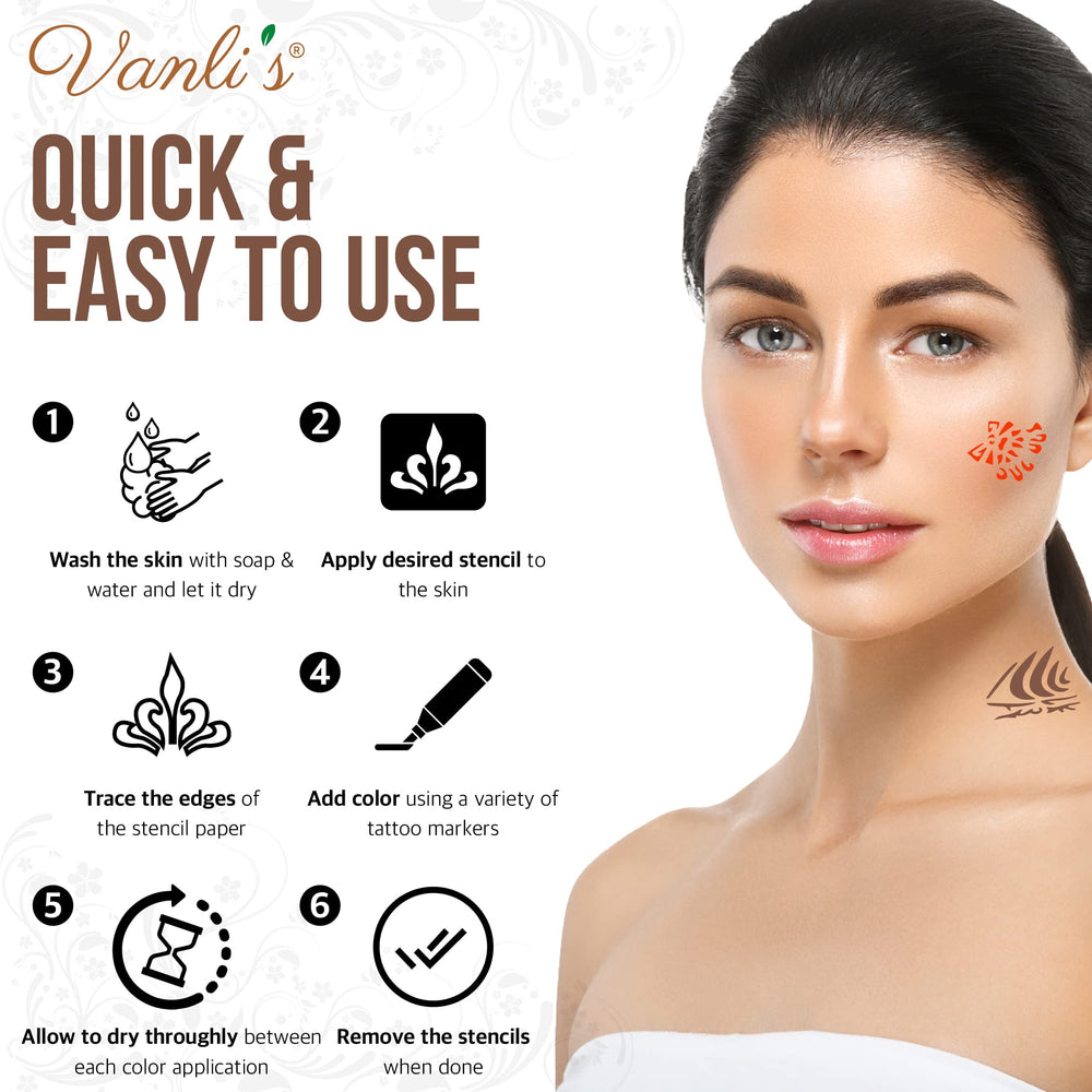 Vanli's markers wash off easily with soap and water after use.