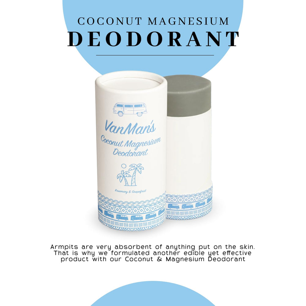 VanMan non-antiperspirant odor control uses natural ingredients.