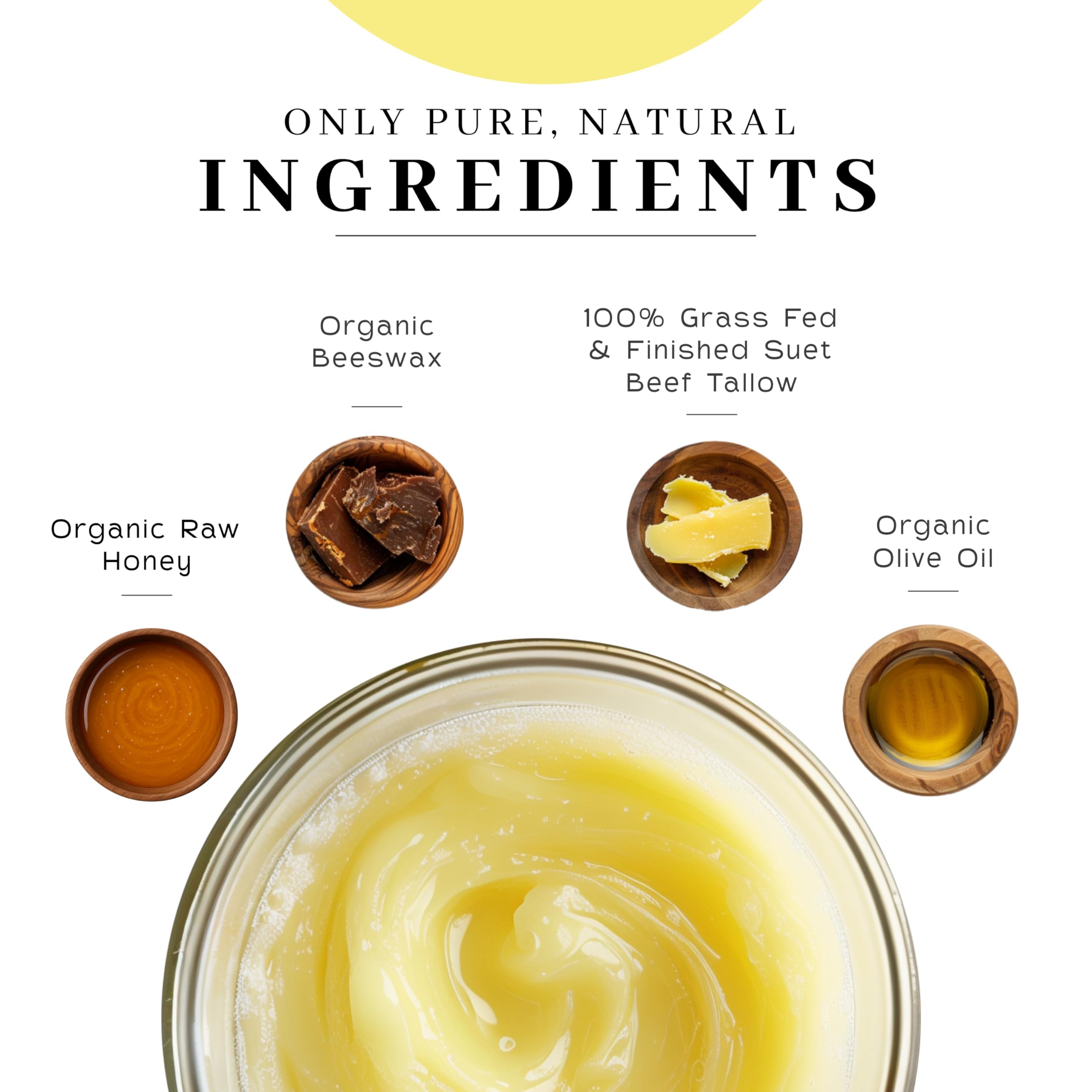 Vanman's Tallow and Honey Balm texture swipe reveals silky softness and moisturizing feel.