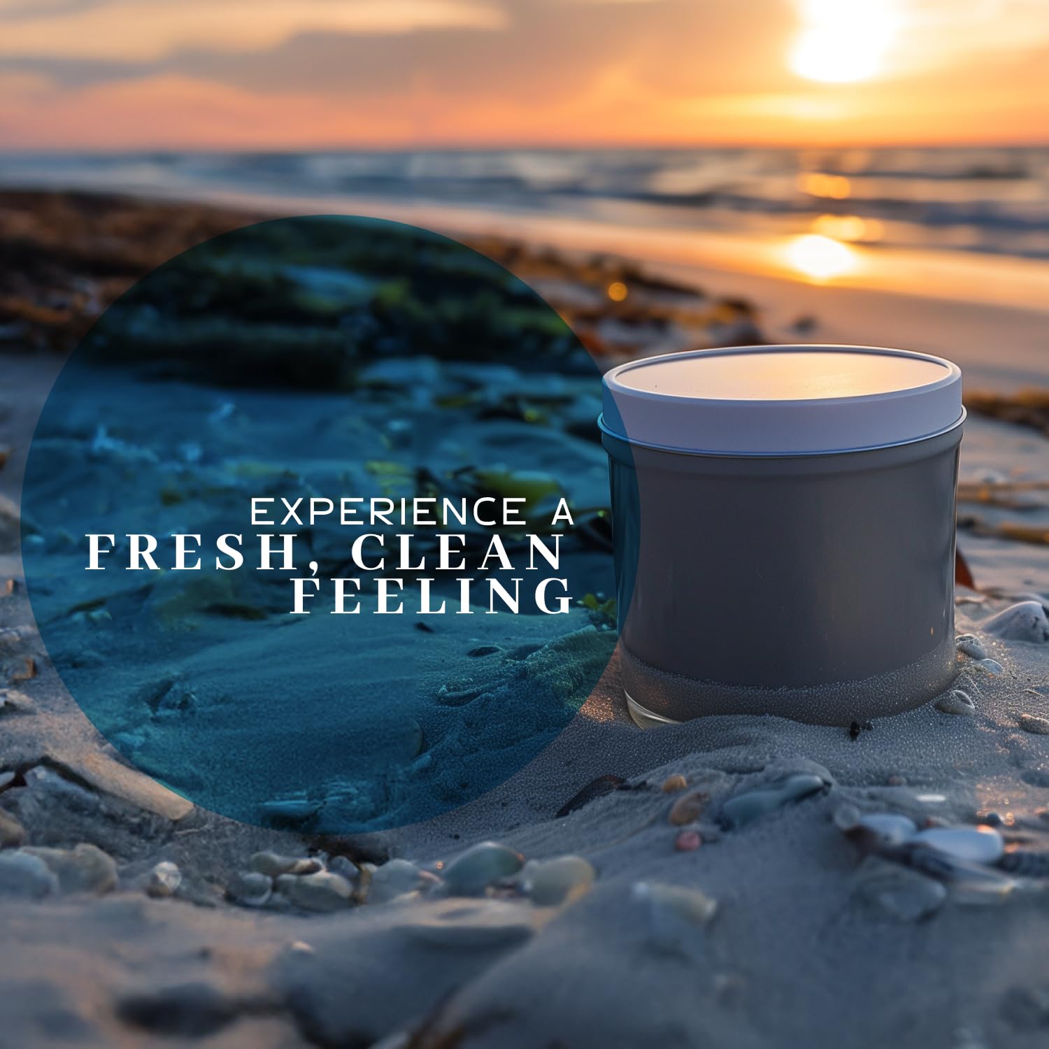Textured surface displaying creamy consistency ideal for gentle underarm application.