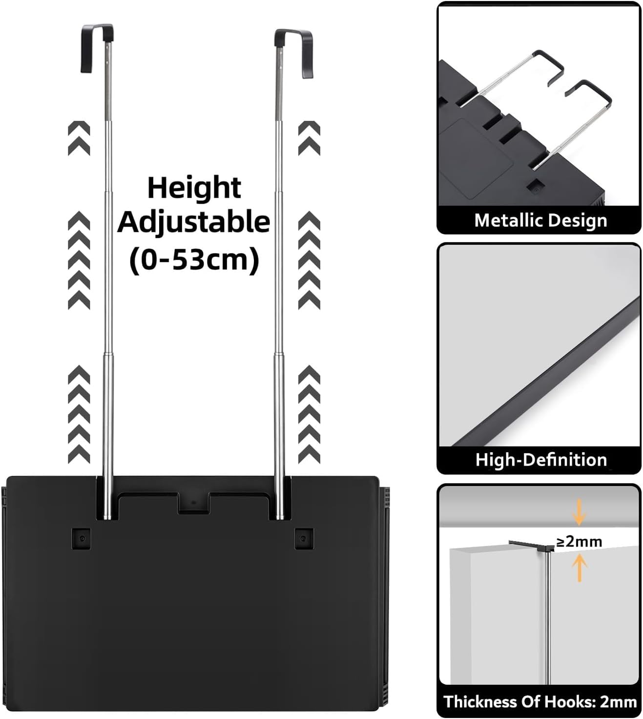 Vanmirr door-frame hang for quick setup and stable viewing