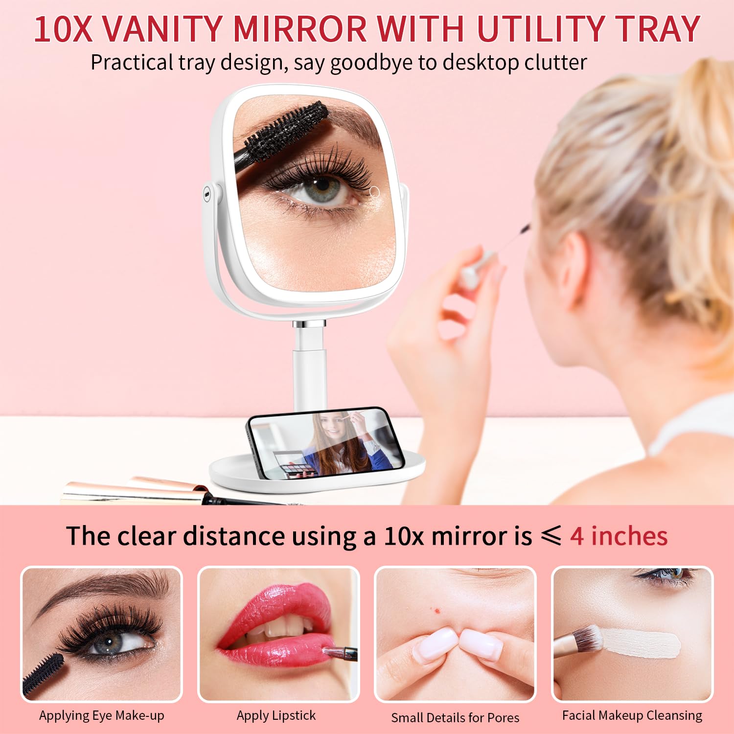 Vanmirr built-in tray design to organize tools